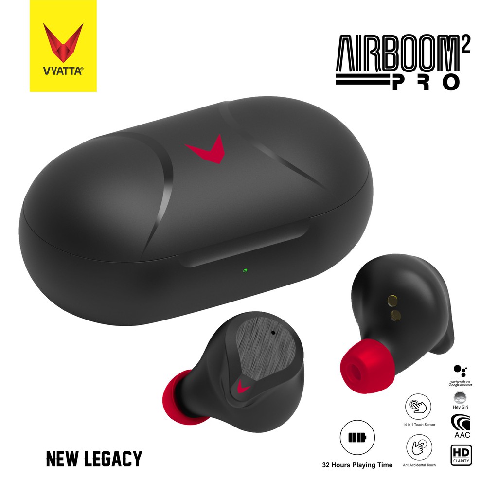 Vyatta airboom pro 2025 tws bluetooth earphone