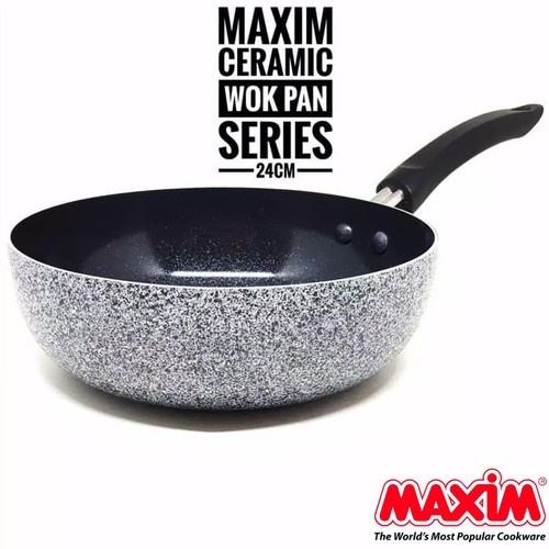 Wajan / Teflon Maxim Neostone Deep Wok 24 cm ORI PROMO