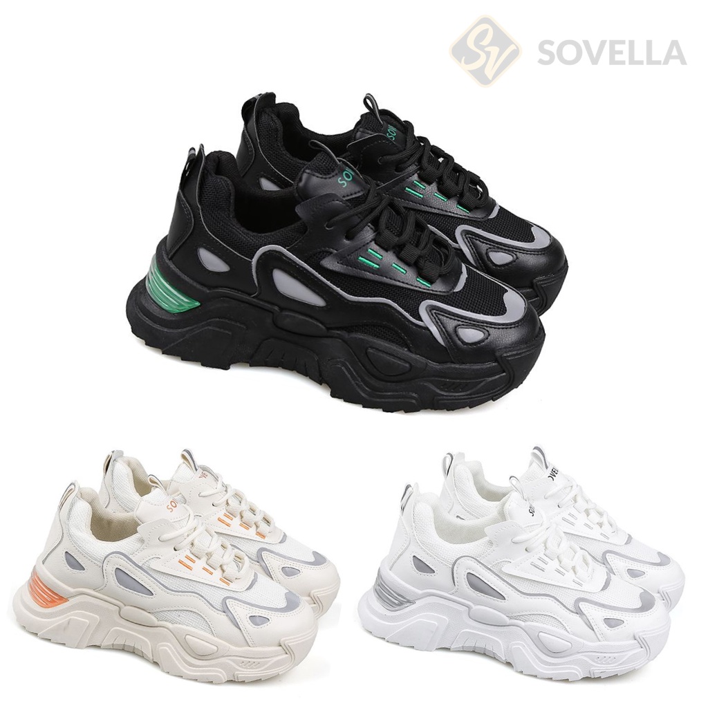 SOVELLA Christy Sepatu Sneakers Wanita Olahraga Sport Import Simpel Nyaman