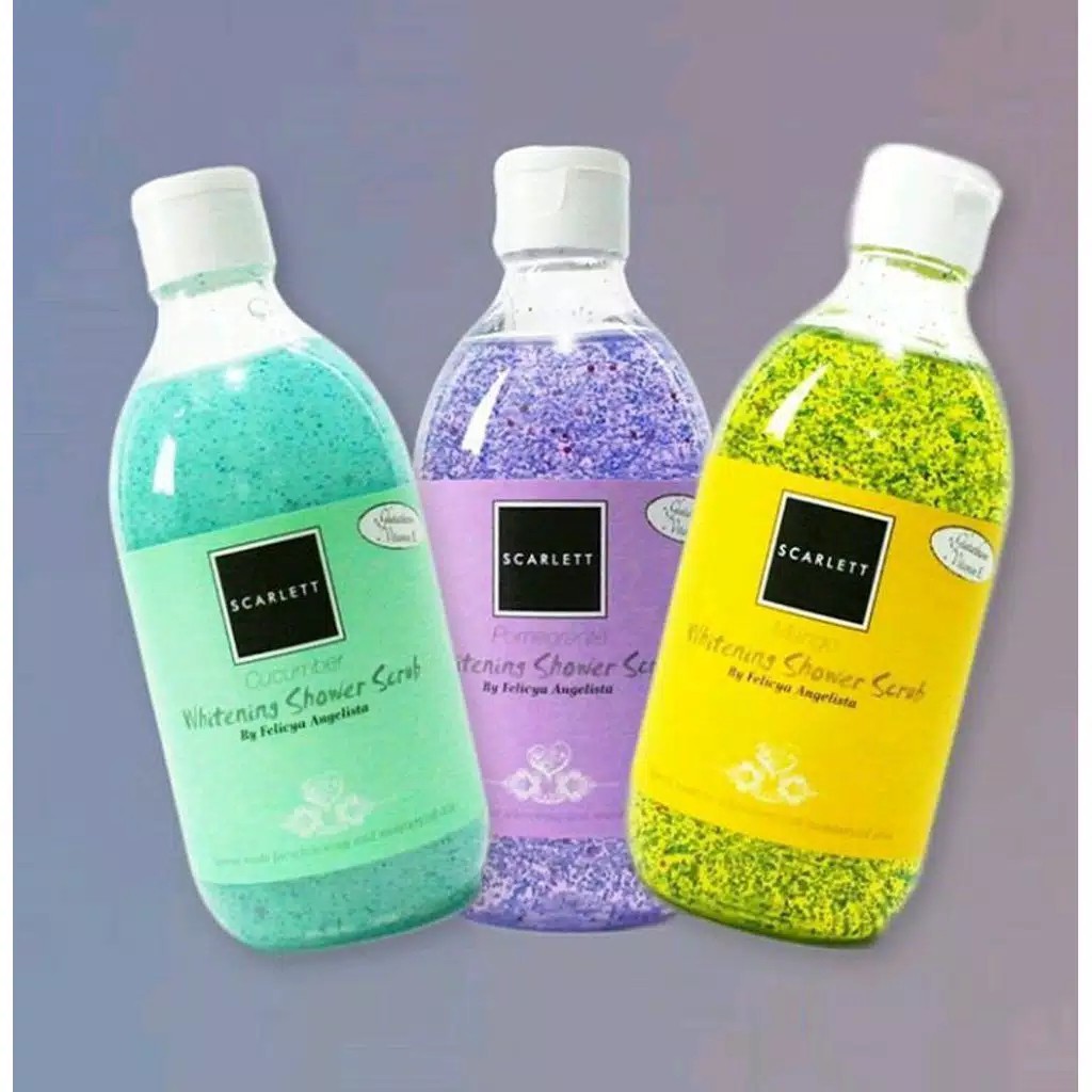 Scarlett Whitening Shower Scrub Garansi Original