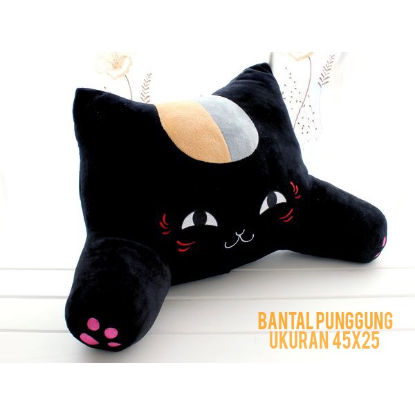 Bantal Punggung kursi kantor mobil rumah boneka bantal sandaran cat kucing