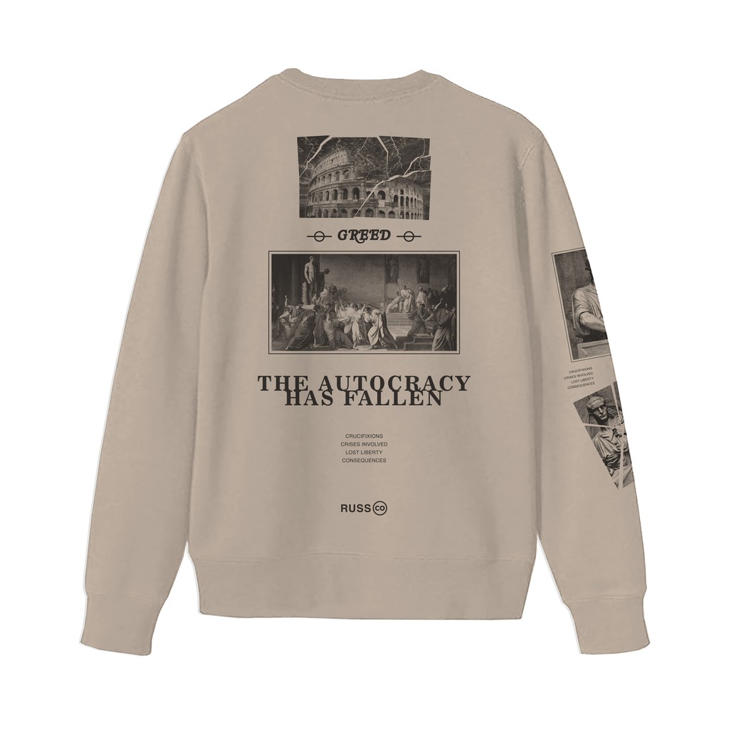 Russ Sweater Crewneck Autocracy Cream