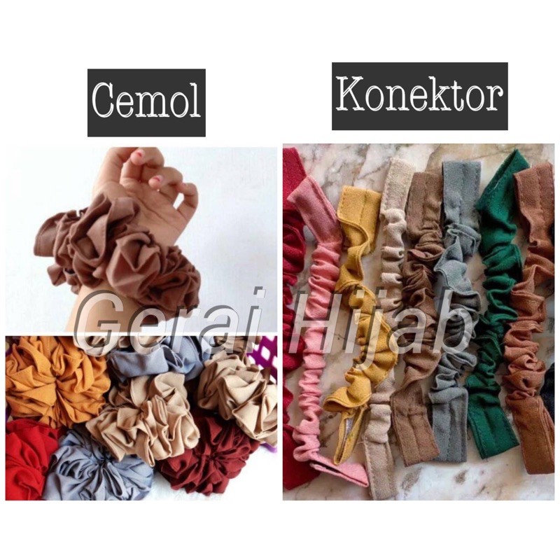 Gratis Cemol/ Konektor Masker perekat