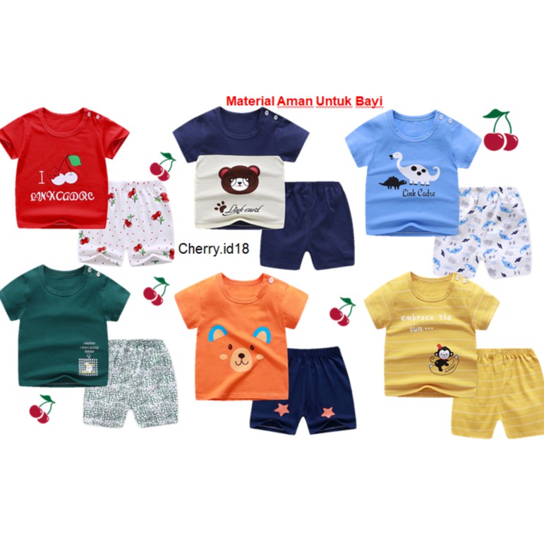 (0Bln - 2Thn) COD Setelan Baju Bayi / Setelan Baju Anak / Pakaian Bayi / Pakaian Anak SLP20