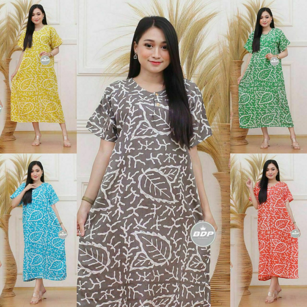DASTER BATIK ADEM BUSUI FRIENDLY MURAH CANTIK BAJU TIDUR BAJU SANTAI