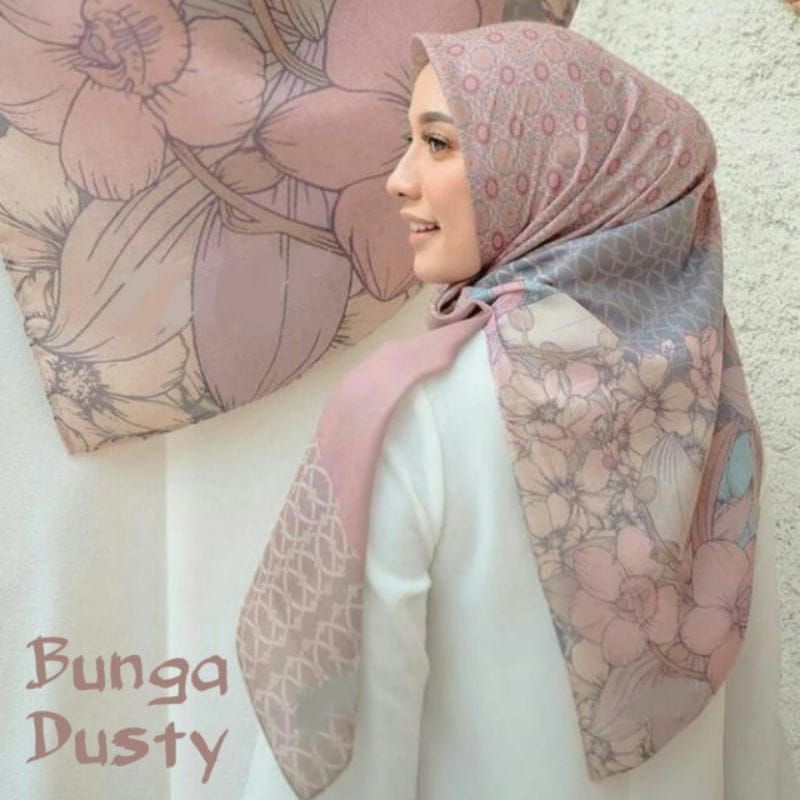 HIJAB SEGI EMPAT MOTIP/KERUDUNG  MOTIF VOAL TERBARU/JILBAB SEGI EMPAT MOTIF VOAL PREMIUM LASER CUT ALIFAH_SHOP