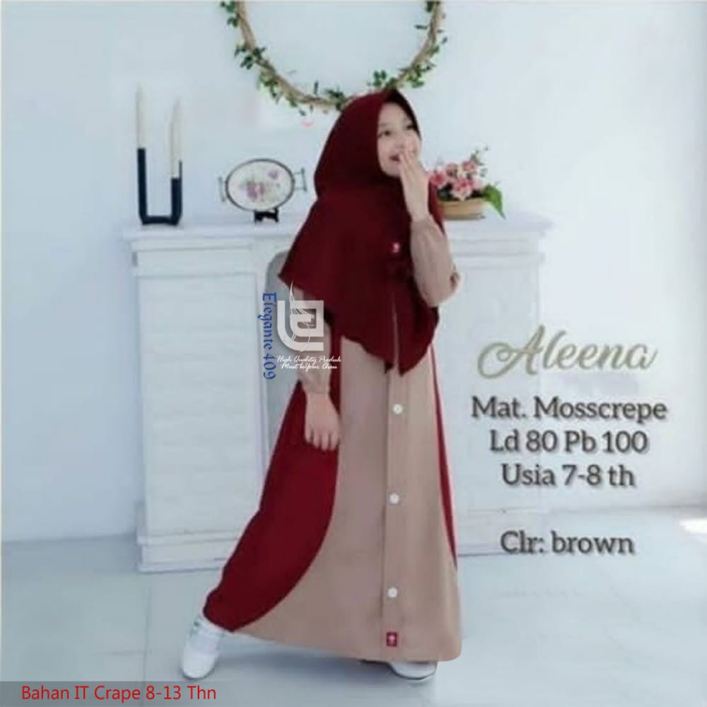 Gamis Anak Perempuan Cantik Dan Pakaian Muslim Anak Usia 7 Sampai 14 tahun