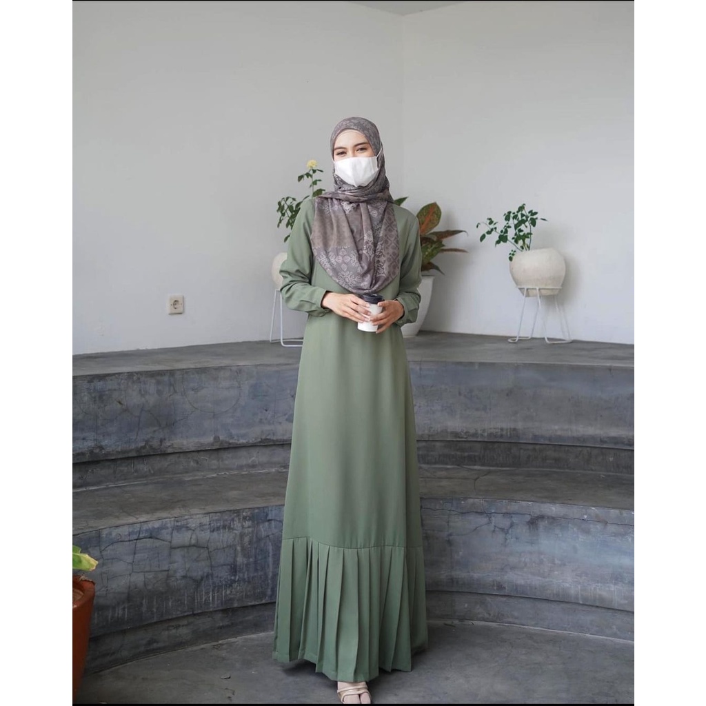 DR03 : YURI DRESS matt SHAKILA HQ size S M L XL Fashion Muslim Kekinian