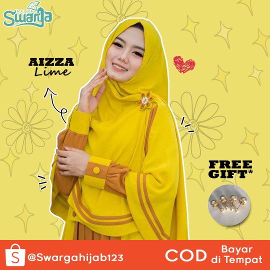 Gamis Set Aizza by Swarga Hijab