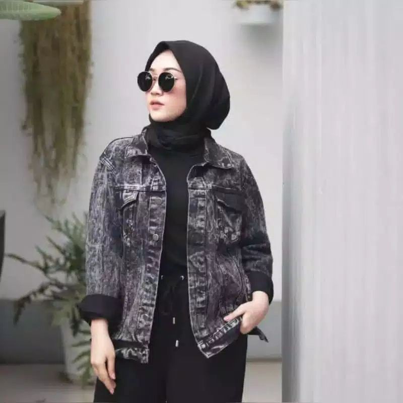 JAKET JEANS WANITA/JAKET BIONDY CEWEK PREMIUM/JAKET DENIM/ JAKET  STANDAR JUMBO/JAKET JEANS SNOW