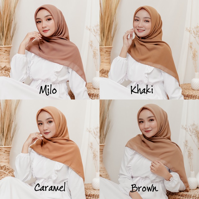 Bella Square New "warna part 1" || hijab segiempat