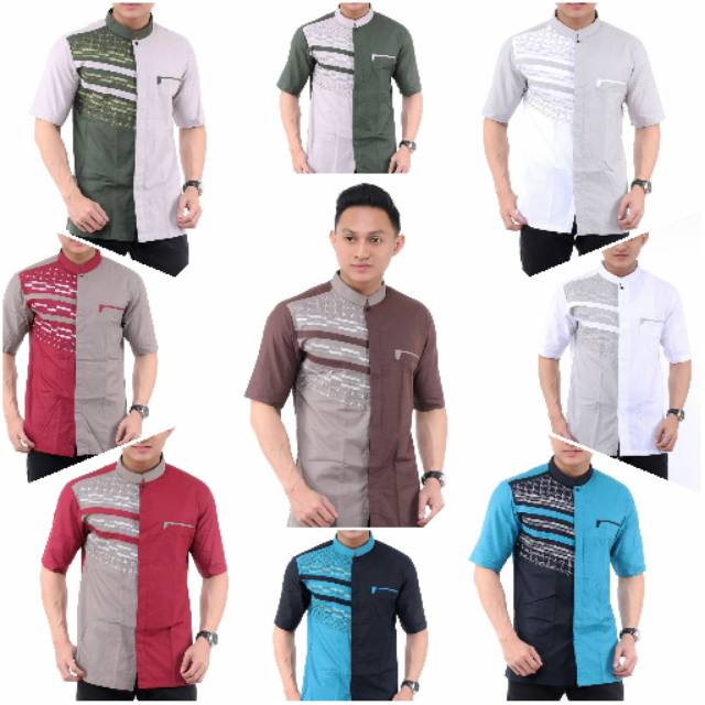 Koko oeloem baju koko high quality bordir halus kemasan premium terlaris ramadhan sale
