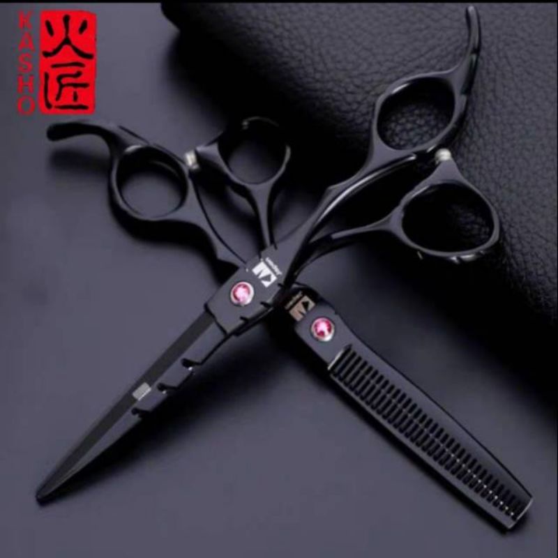 Set Gunting Rambut Kasho KAI Original Jepang / Gunting Sasak / Gunting Barber