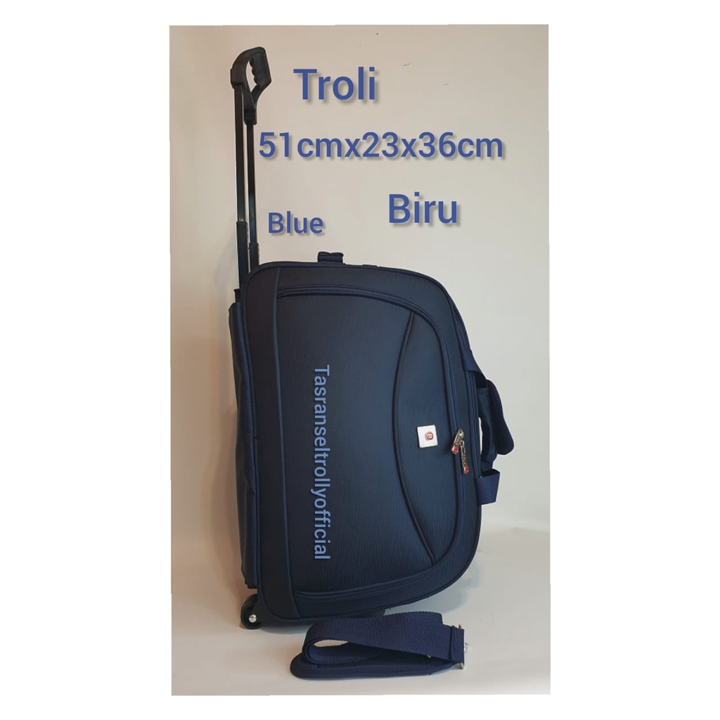Tas Pakaian Troli Polo Interclub 52cmx26x36cm ukuran medium original8