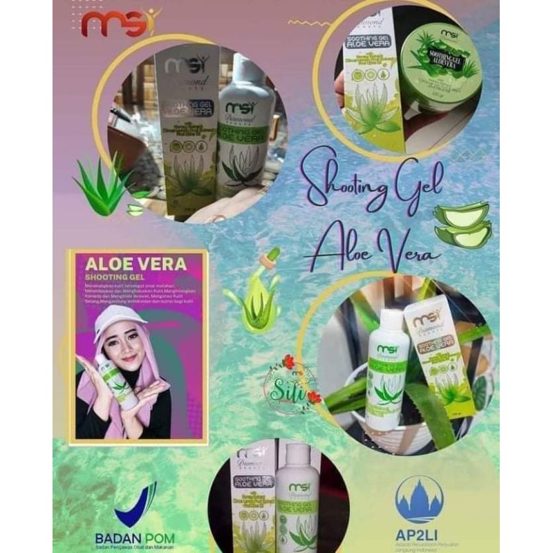 MANFAAT LIDAH BUAYA ALOE VERA GEL MSI ORIGINAL KEMASAN BARU