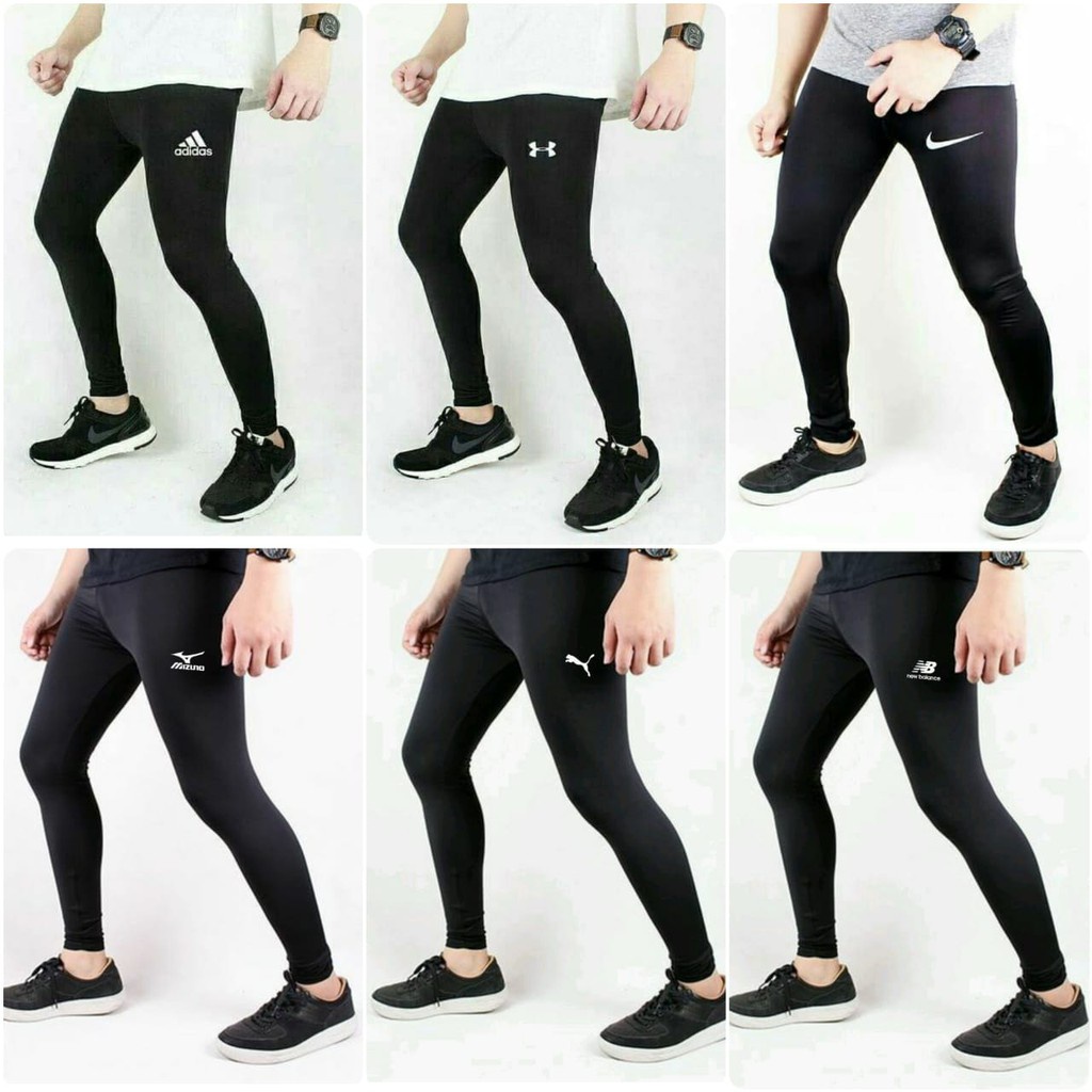 Celana legging unisex/legging sport pria wanita/celana gym