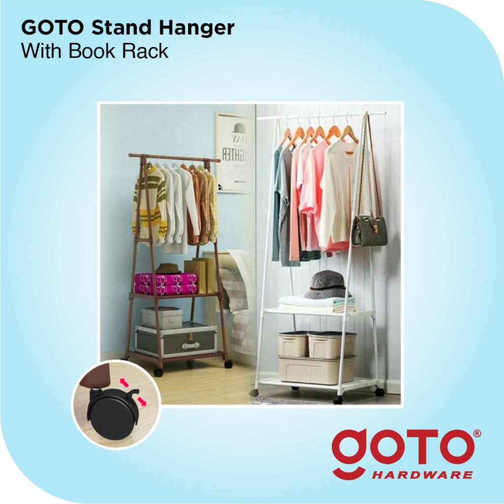 Goto Gita Stand Hanger Triangle Rak Segitiga Gantungan Baju Buku Serbaguna