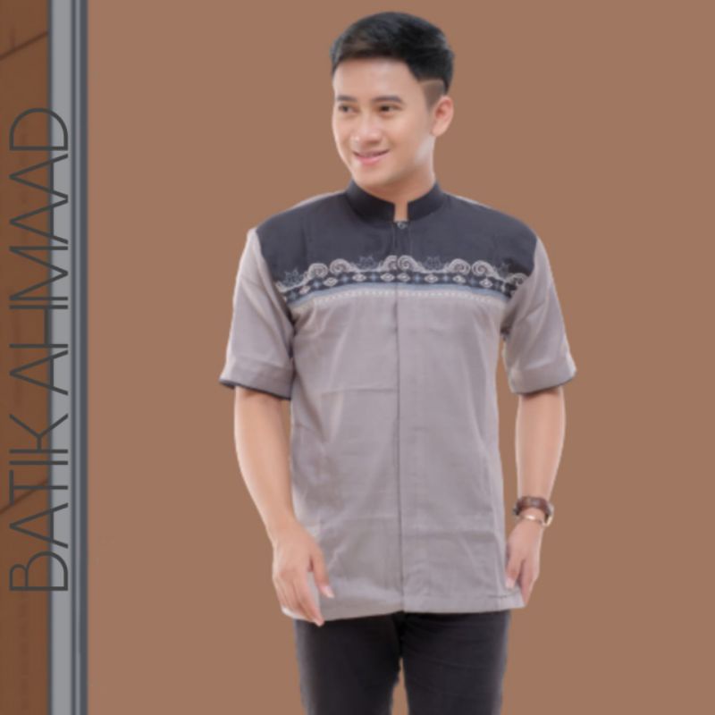 Baju koko pria dewasa baju koko bisa COD Baju koko pendek bordir fashion muslim pria dewasa