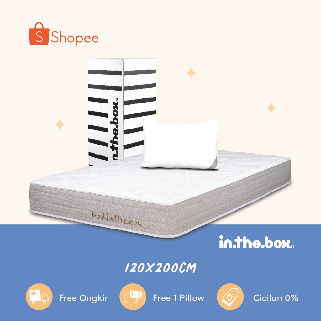 Kasur Spring Bed INTHEBOX Ukuran 120x200 (Full Size)