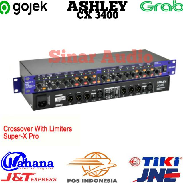 Crossover ASHLEY CX-3400 / CX3400 /CX 3400 Original With limiters