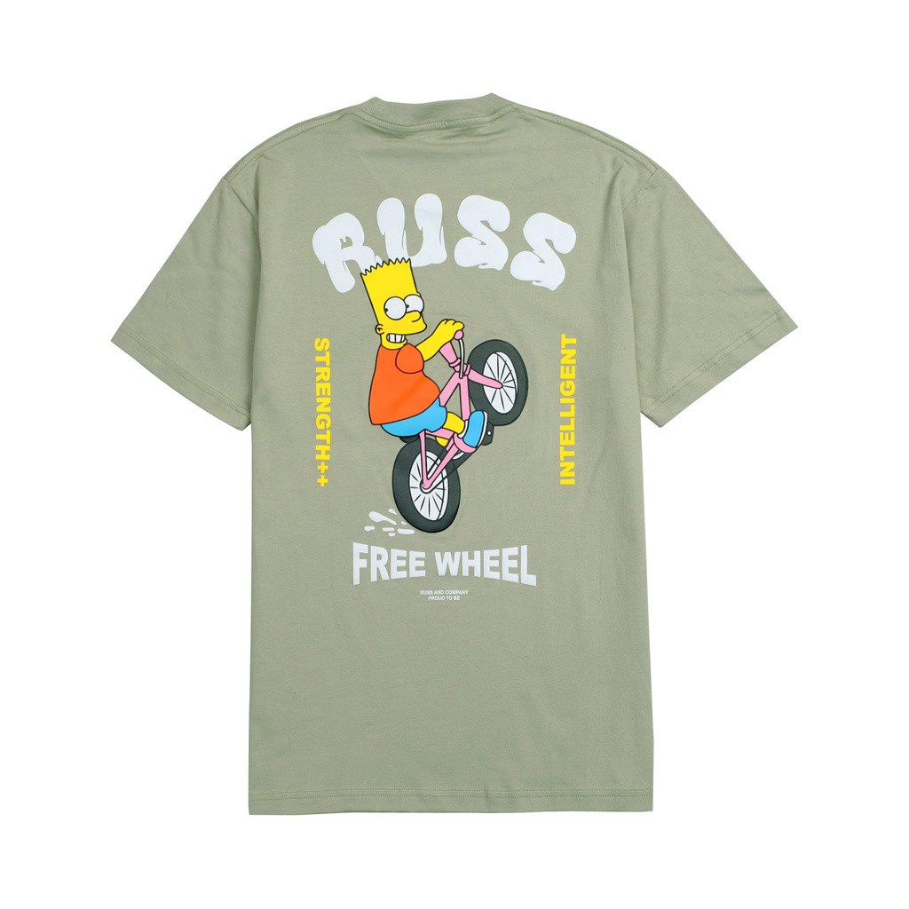 Russ Tshirt  Free Wheels