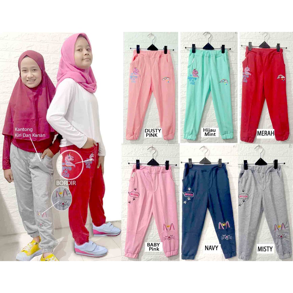 Jogger Anak Perempuan/celana santai anak