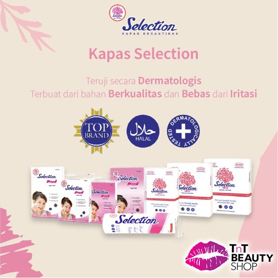 Kapas Selection Facial Cotton Round Kapas Tipis Toner Pembersih Wajah Bulat | Kotak | Cotton Bud