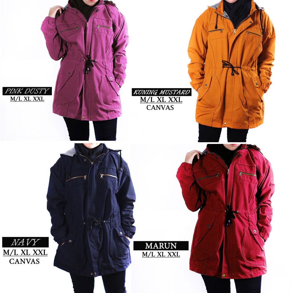 Jaket Parka Wanita Ukuran Besar / Jaket Korea /Jaket WanitaT