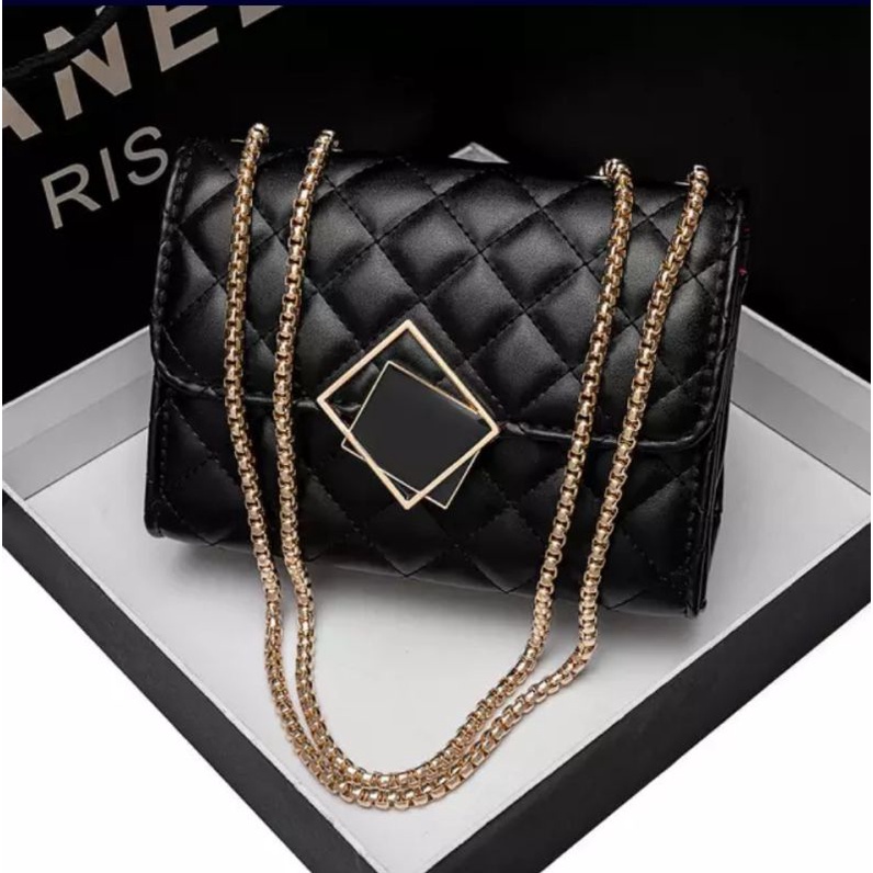 TGS - TAS WANITA PREMIUM TAS SELEMPANG WANITA SLINGBAG WANITA TALI RANTAI MURAH