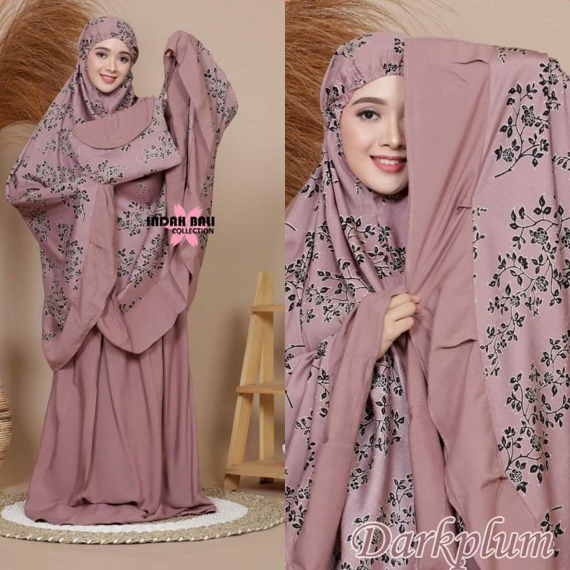 MUKENA BALI SUPERJUMBO SERUNI MOTIF ATAS & AZKADINA & SUJU ZAIDA