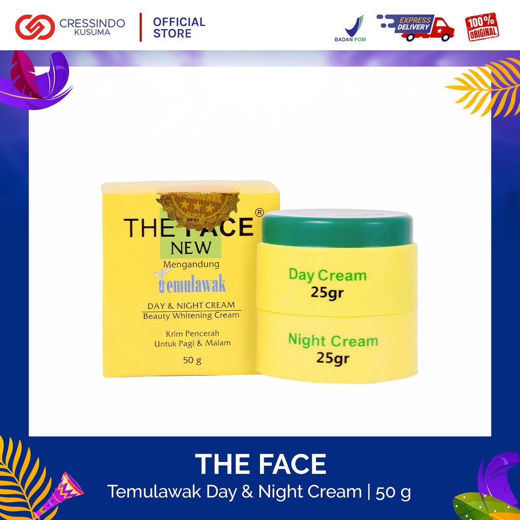 THE FACE Temulawak Day & Night Cream 50gr
