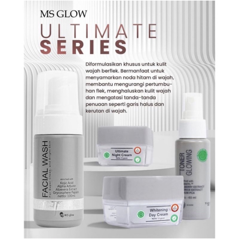 Ms Glow Ultimate Series Paket Flek dan Anti Aging