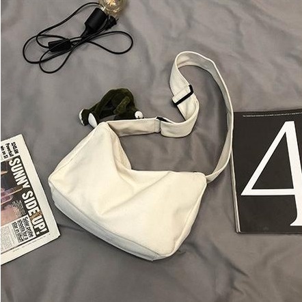 TGS - VIOR Slingbag Tas Selempang Bahu Kanvas Wanita dan Pria Remaja Polos Korean Style Murah Meriah