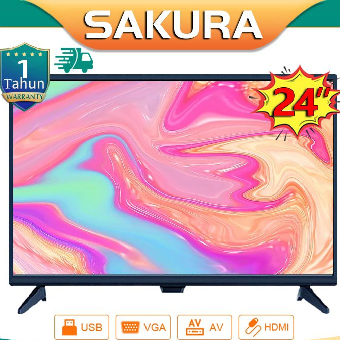 Weyon Sakura TV LED 24 inch HD Ready Televisi Murah(TCLG-S24A)
