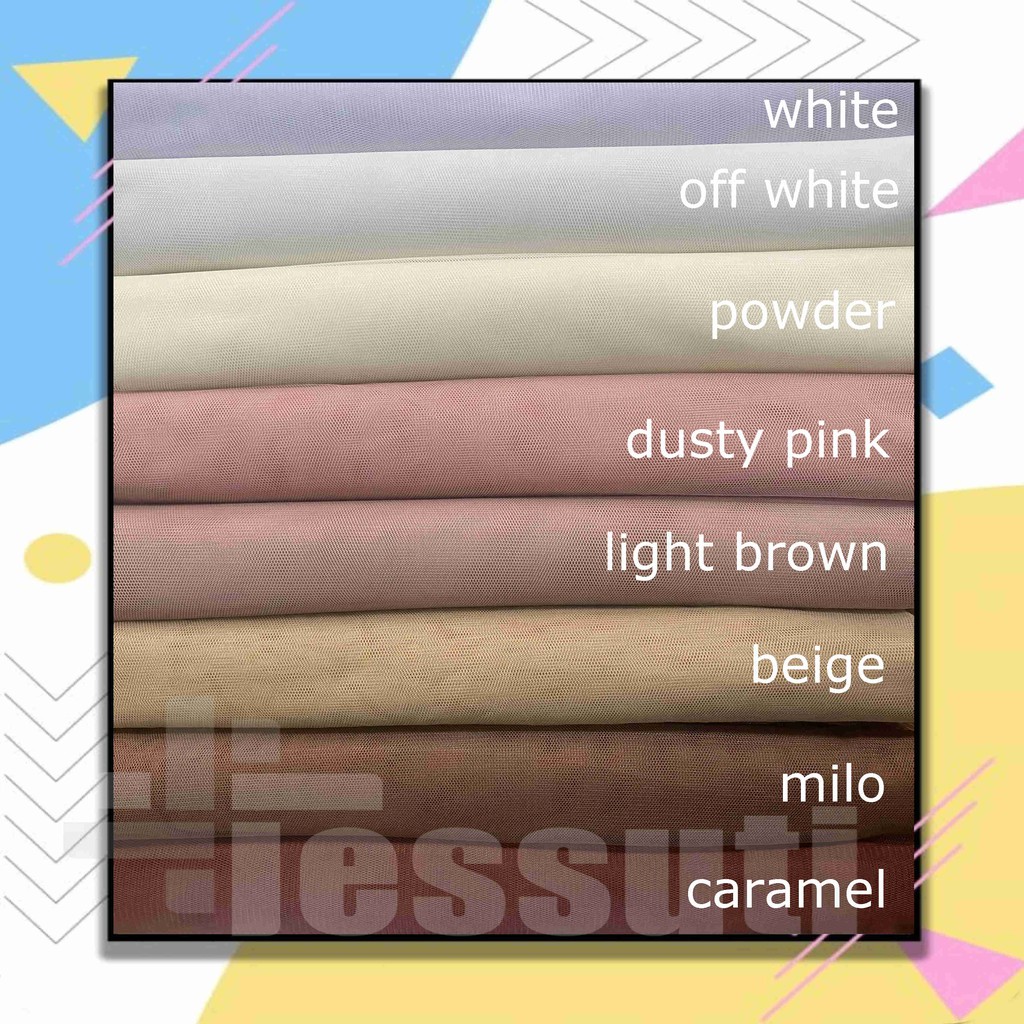 KAIN TILE HALUS POLOS / SOFT TULLE