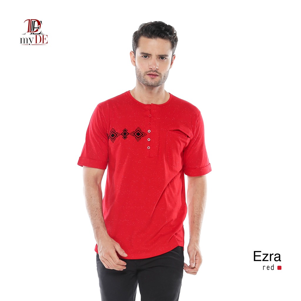 EmmaQueen - Baju Koko Kaos Ezra By Myde x EmmaQueen