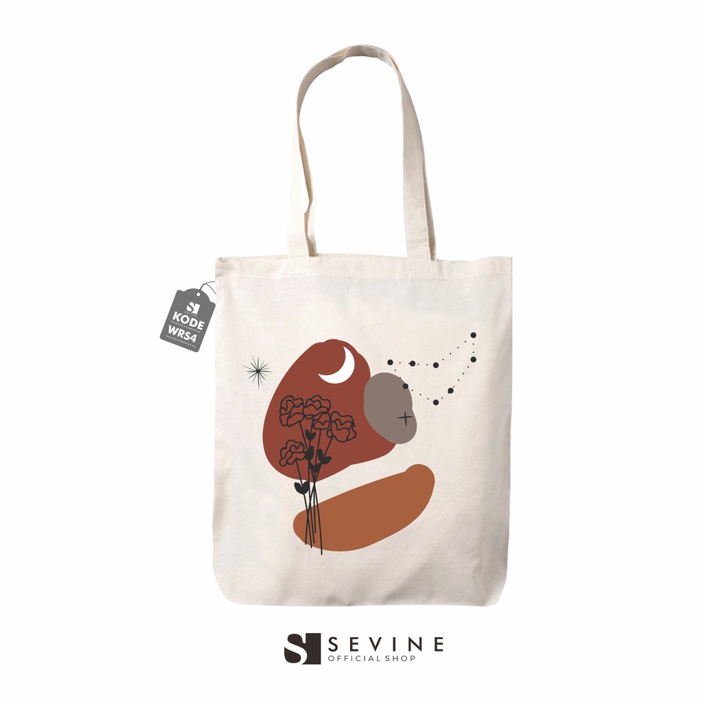Tote Bag Tas Wanita Fashion Totebag Custom Tropical Nordic Series - WRS