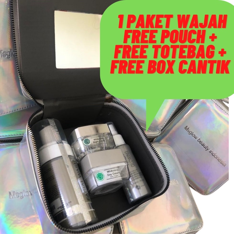 Ms Glow - [COD ORIGINAL] Paket acne + free GifT cantik + free pouch