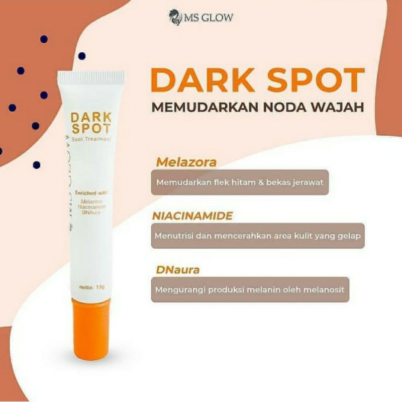 DARK SPOT MS GLOW  KRIM FLEK MSGLOW FLEK FORTE MS GLOW