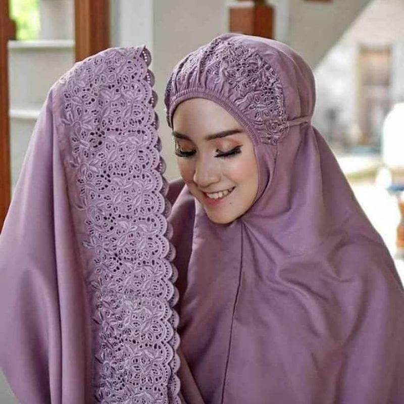 MUKENA DEWASA SITI KHADIJAH PREMIUM FREE TAS  BORDIR KHADIJAH  PASTELEENA  JUMBO