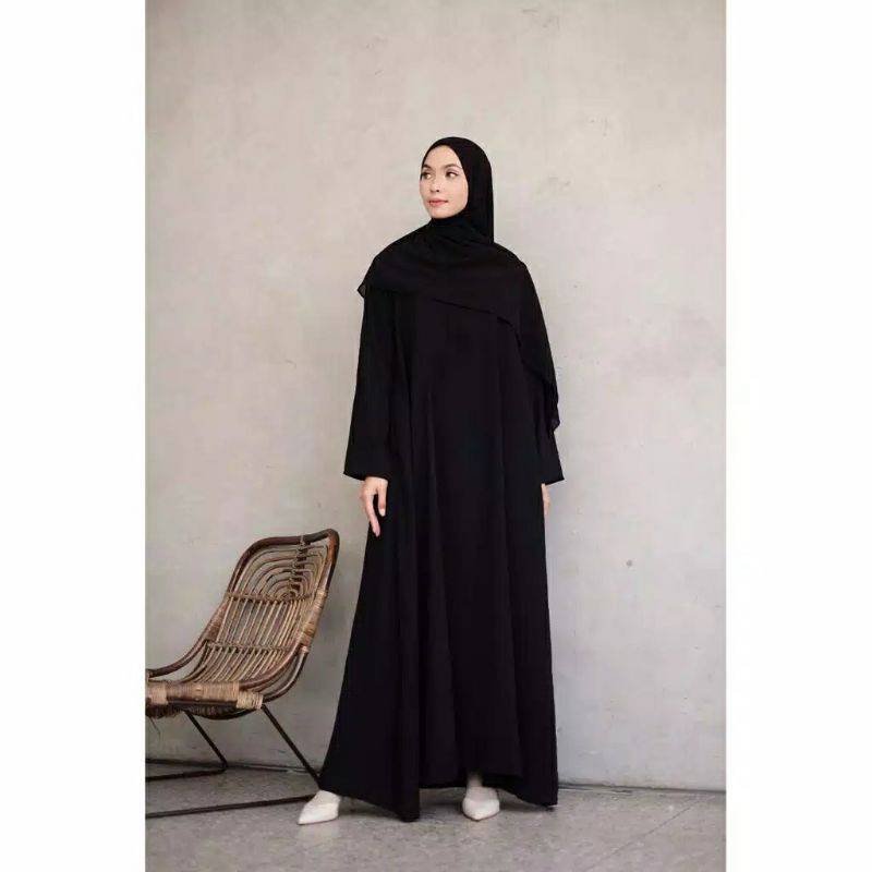 Baju Gamis Abaya Arab Hitam / Gamis Abaya  Turkey / Gamis Abaya /Abaya Hitam Polos / Baju Gamis