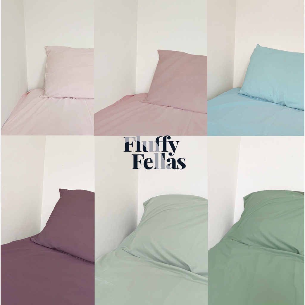 Sprei Polos Aesthetic Microtex - Fluffy Fellas Pop Tone