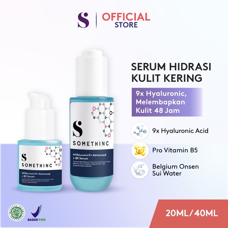 SOMETHINC  HYALuronic 9+ Advanced + B5 - Serum Menghidrasi Kulit Kering