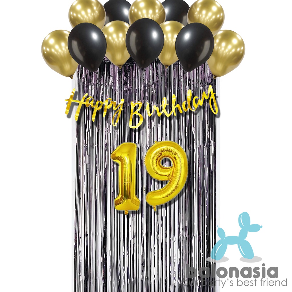 PAKET SET DEKORASI ULANG TAHUN/ HAPPY BIRTHDAY