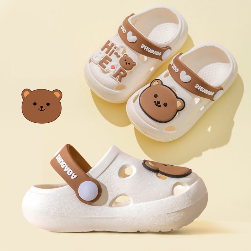 SANDAL ANAK CROCS POP UP TODDLER KARAKTER BERUANG DAN KELINCI