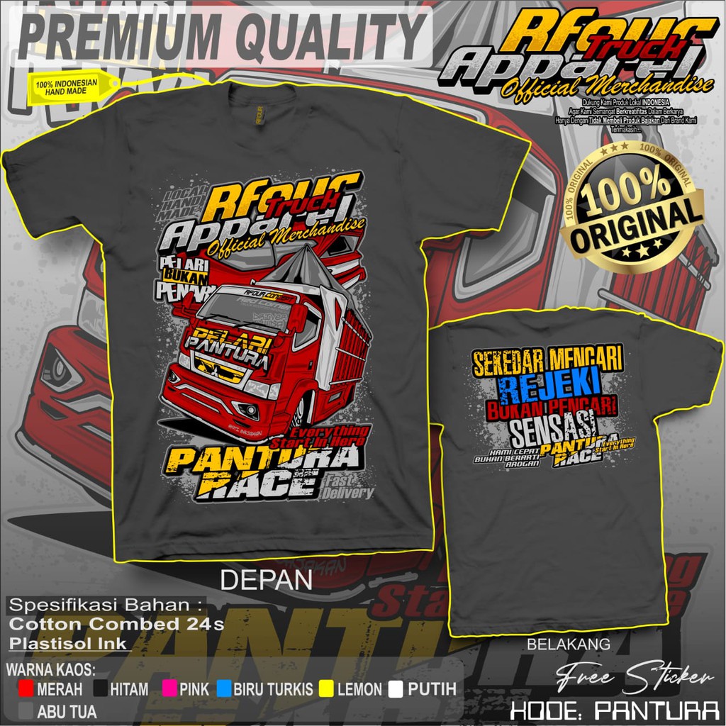 KAOS TRUK TERBARU/KAOS TRUCK MANIA/KAOS TRUK DEWASA/KAOS TRUK CANTER MMODIFIKASI/KAOS TRUK PANTURA