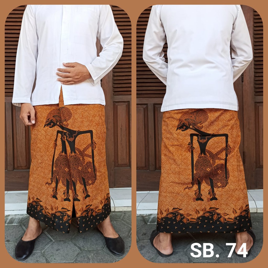 SARUNG BATIK (MOTIF WAYANG KHAS SOLO)