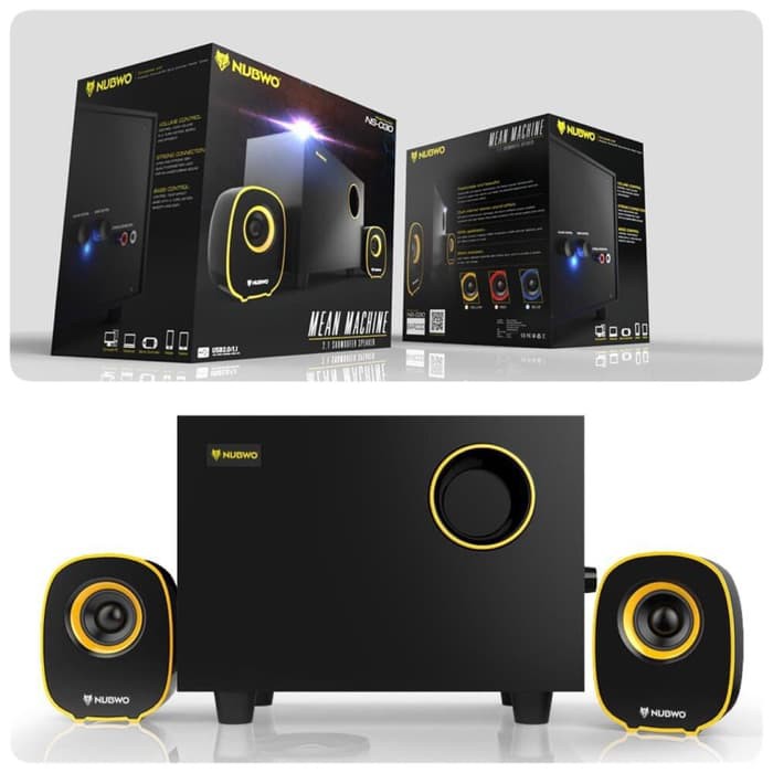 Speaker Subwoofer 2.1 NUBWO NS-030 Subwoofer Speaker aktif - AUX dan USB -