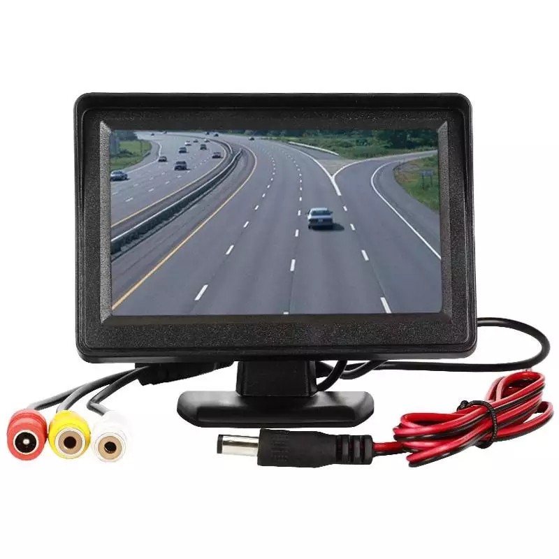 LCD monitor mini TFT 4.3 inch DVD CCTV Receiver Parabola dan Monitor Parkir tracking parabola