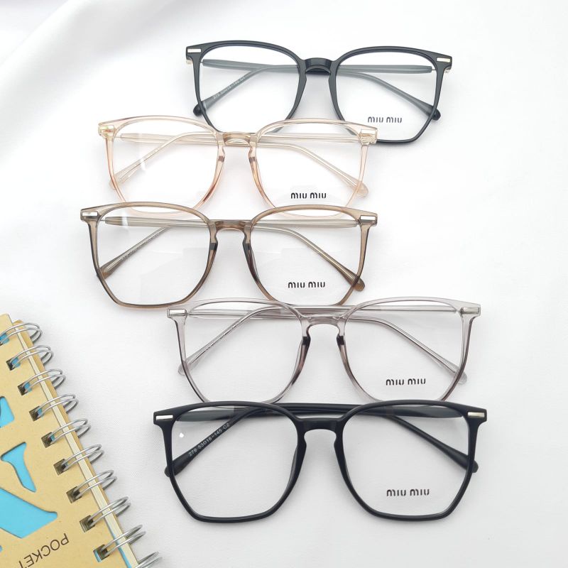 Frame Kacamata Miu 279 53.18.145 Paket Lensa Photocromic,Radiasi Blueray Free ukuran minus,cylinder